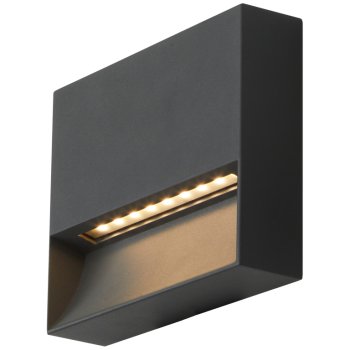 Ansell Lighting AGALIA/MINI  Galia Mini 4W CCT Selectable Graphite LED Wall Light