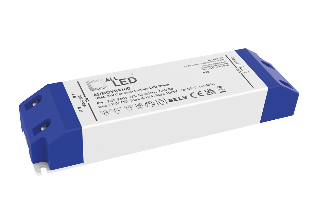 Drive24 24V DC Constant Voltage LED Drivers 100W