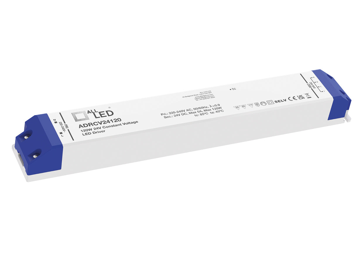 Drive24 24V DC Constant Voltage LED Drivers 120W