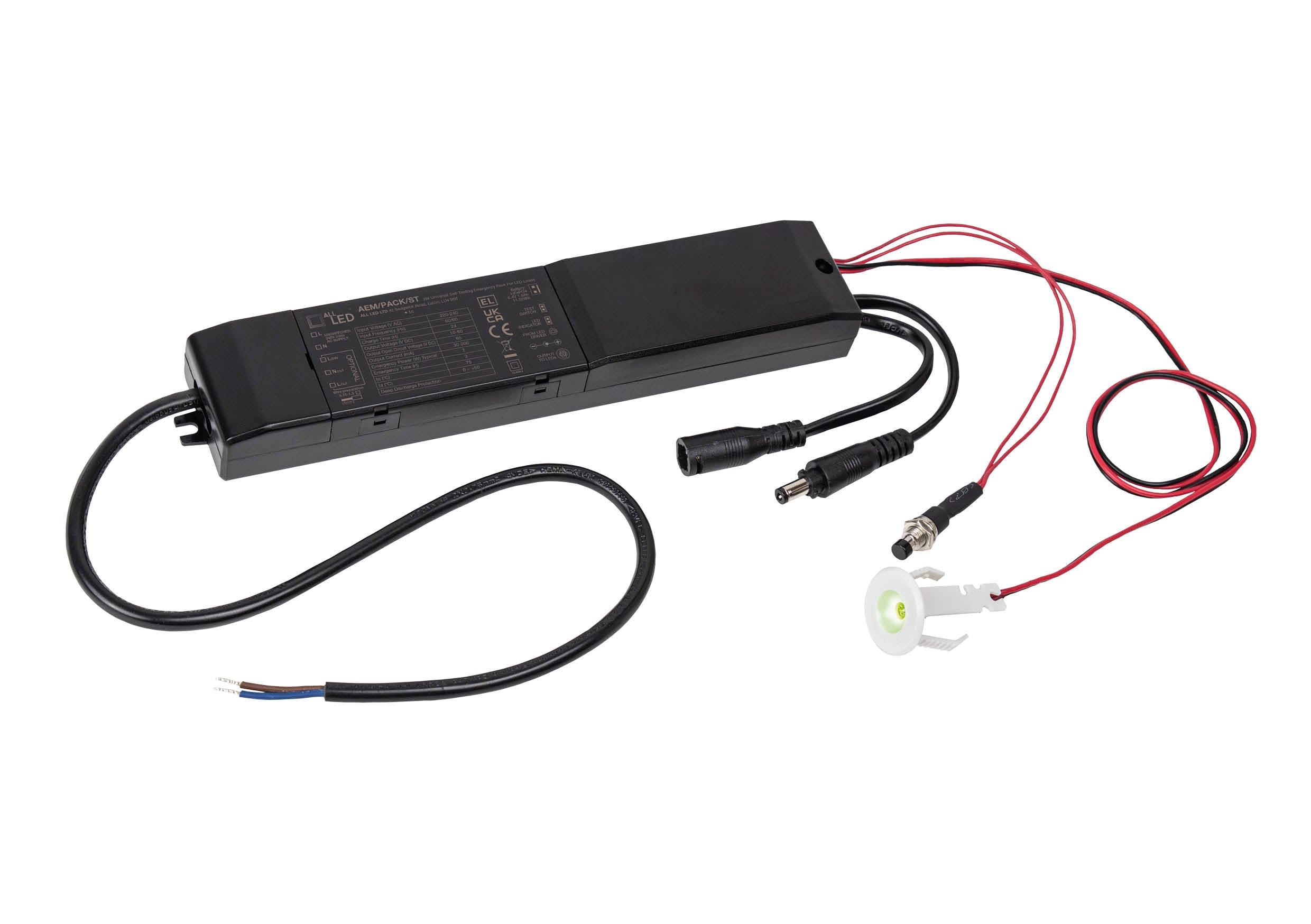 EMPack Self Testing 2W Universal Emergency Pack For LED Loads