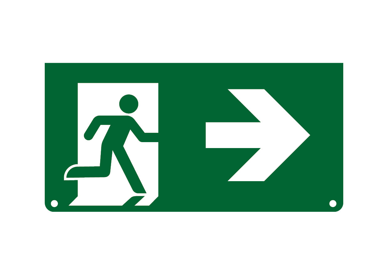 Left/Right Arrow Exit Sign Plate for AEMBLADE/M