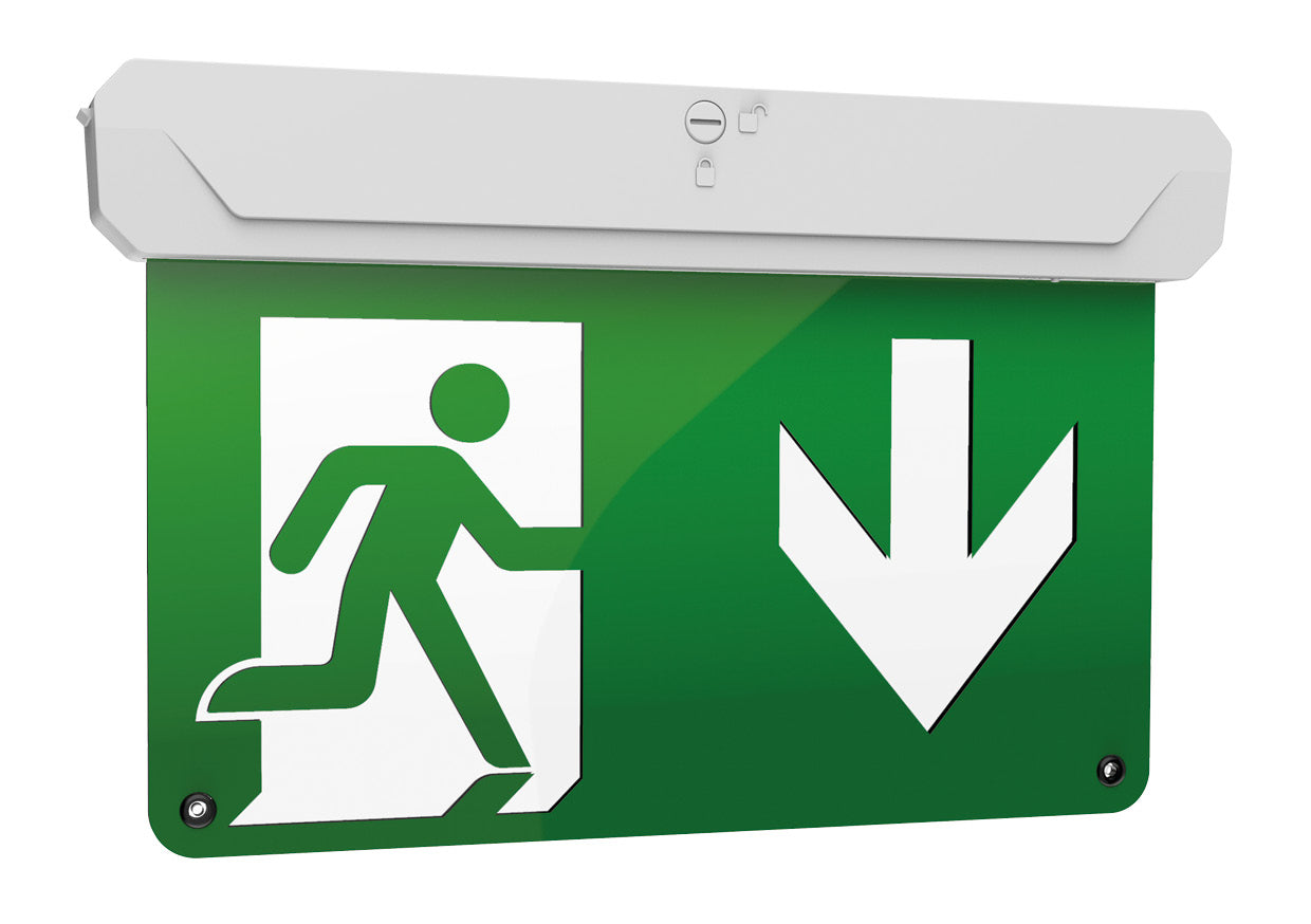 5-In-1 Blade 0.8W 5-In-1 Maintained Emergency Hanging Exit Sign