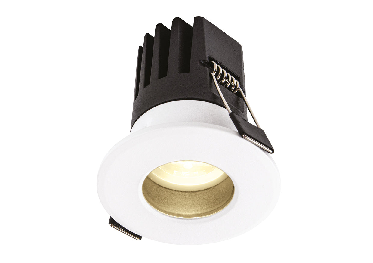 Defender Mini 9W Mini LED Fire Rated IP65 Baffled Downlight 4000K