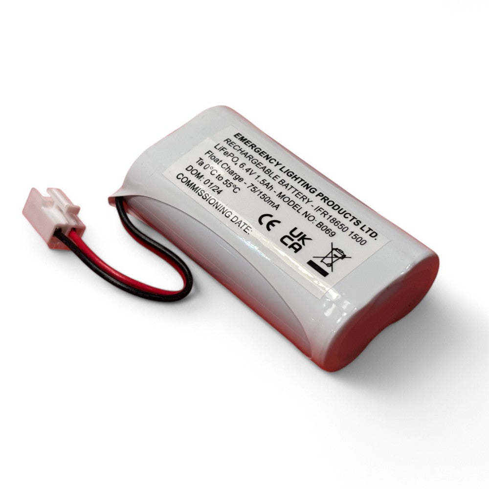 B069 / B104T 2 Cell 6.4V 1.5Ah LiFePO4 SIDE BY SIDE BATTERY