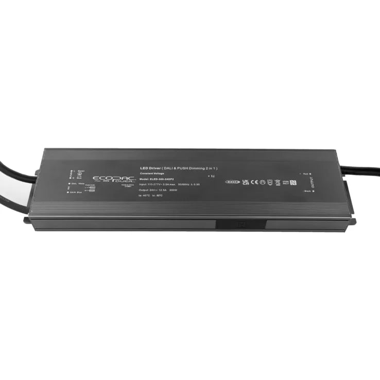 ELED-150-12DP2 - Ecopac ELED-150-12DP2 DALI 2 and Push Dimmable Constant Voltage LED Driver 150W 12V