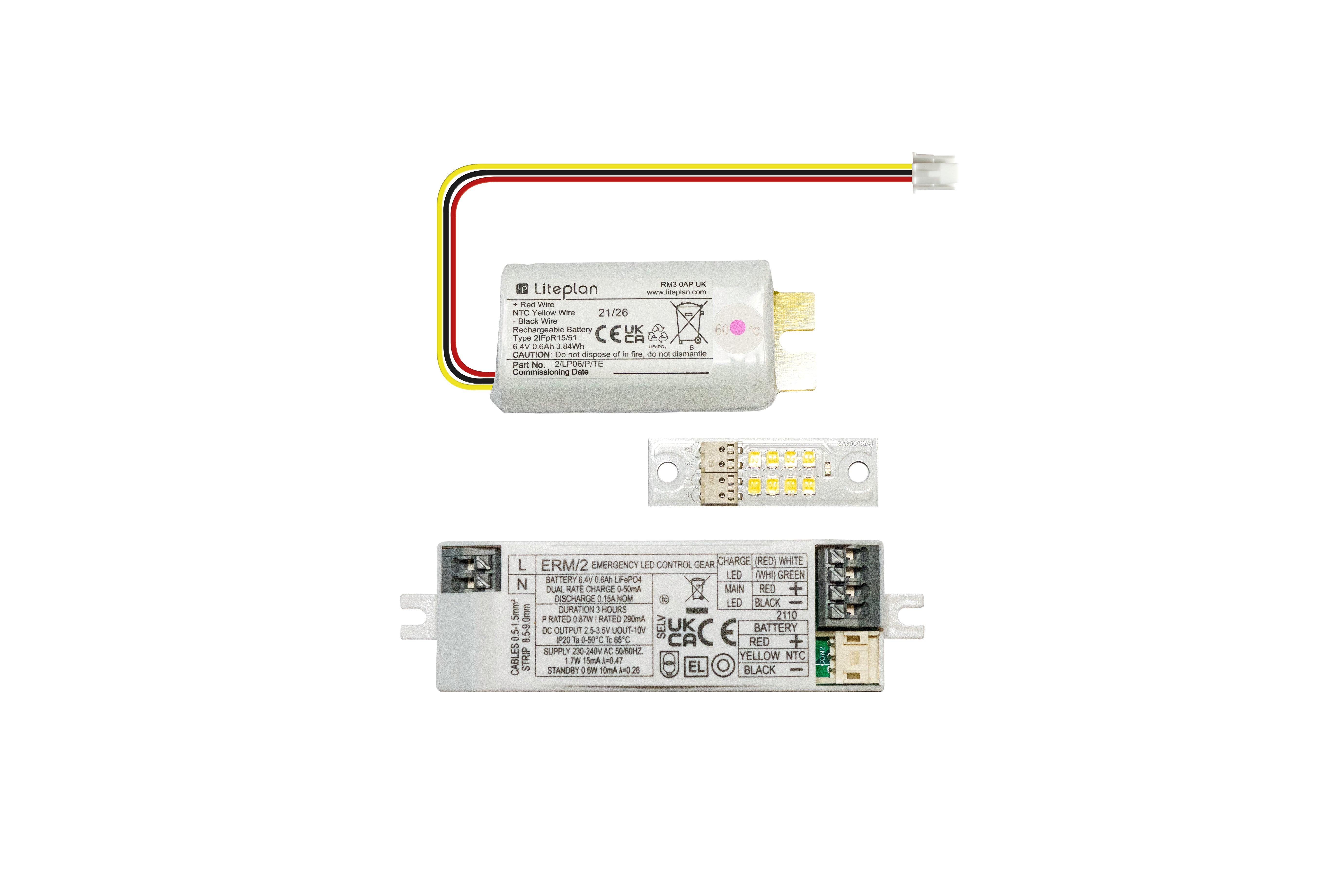 ERM/2/MiniEM-K  (Module, Battery, LED Strip)