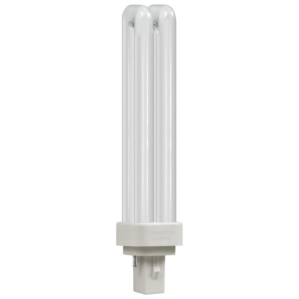 LED CFL Double Turn D Type - 6W - 3000K - G24D/Q