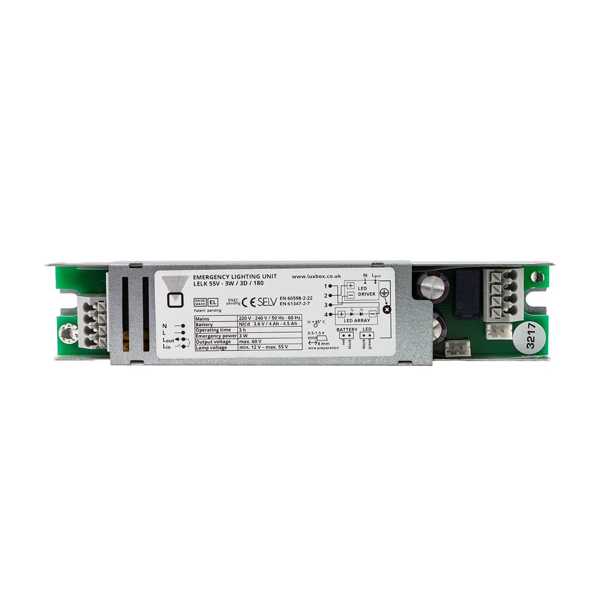 Luxbox LELK-G 105V-2W/2X1865/180LI - LFP INVERTER BASIC - K CAN 10-01-0441