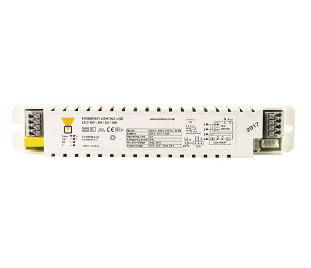 Luxbox KIT - LELT-S 220V-3W/3X1865/180LI LIFEPO4 41-02-0059