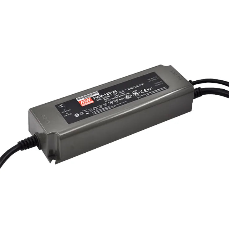 PWM-120-24 - Meanwell 120W 24V 0-10V Dimmable LED Driver