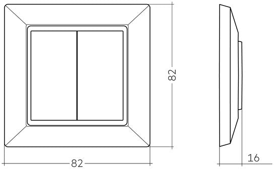 basicDIM Wireless UI EnOcean EWSSB 28005093