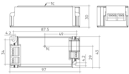 LC 35W 500-800mA flexC SC ADV 87500678