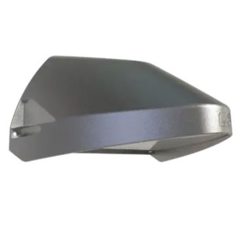 Ansell Lighting AWOLF/MINI/SG/DD1/SM3  Wolf Mini Multi-Wattage CCT Selectable Silver Grey LED Wallpack - Switch Dimmable, Emergency, Self-Test