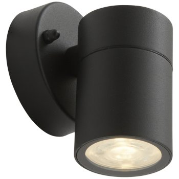 Ansell Lighting AACERO/WLD/BLK  Acero Black GU10 Wall Light