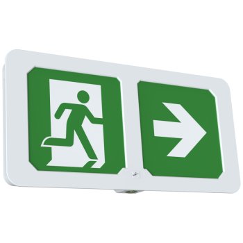 Ansell Lighting AADLSE/W  Adler 2W White Exit Box - Maintained/Non-Maintained