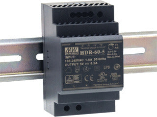 Mean Well HDR-60-5  Universal Power Supply 6.5A 5V