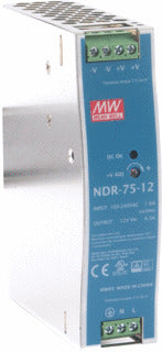 Mean Well NDR-75-12  NDR Universal Power Supply 6.3A 12V