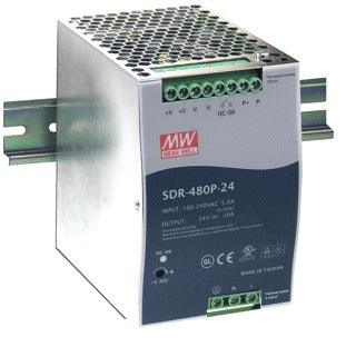 Mean Well SDR-480P-24  SDR DC Power Supply 20A 24V