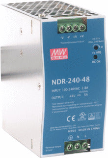 Mean Well NDR-240-48  NDR Universal Power Supply 5A 48V