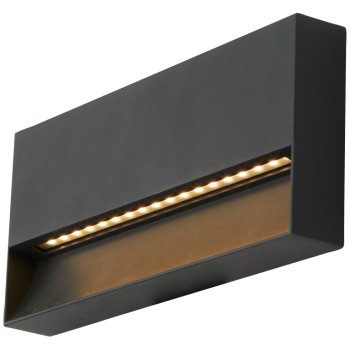 Ansell Lighting AGALIA/MAXI  Galia Maxi 8W CCT Selectable Graphite LED Wall Light