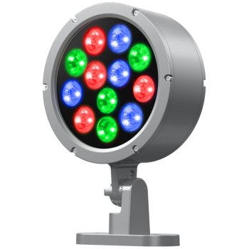 Ansell Lighting AKAR1/1/RGBW30/UWB/OCTO  OCTO Kamar 1 35W RGB & 3000K 60° Symmetrical LED Floodlight