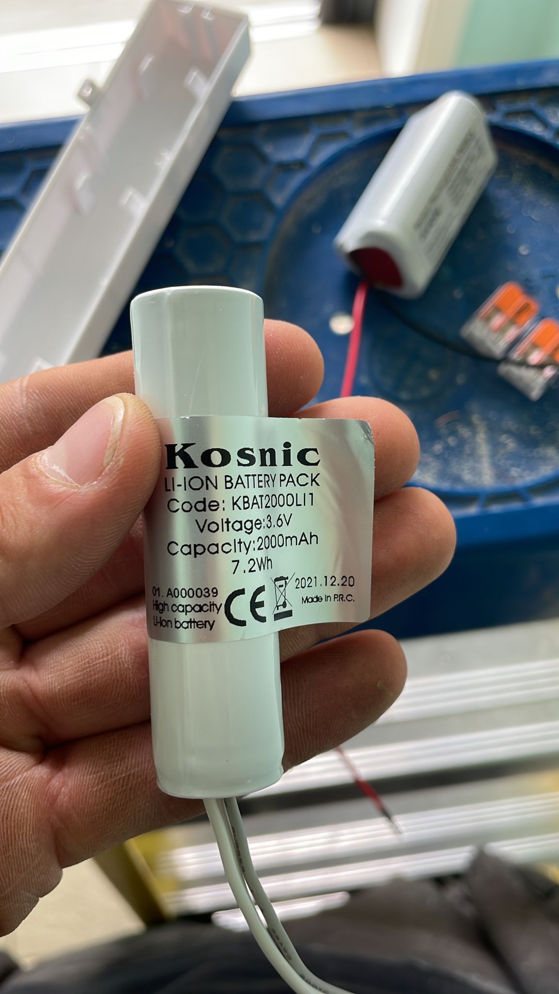 Kosnic KBAT2000LI1 Emergency Batteries KOSNIC - Easy Control Gear