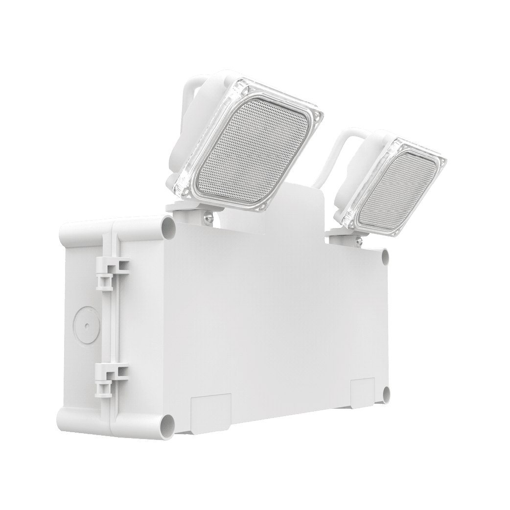 Orda II Dual-mode manual & self-test, High-Efficiency twin spot LED emergency light