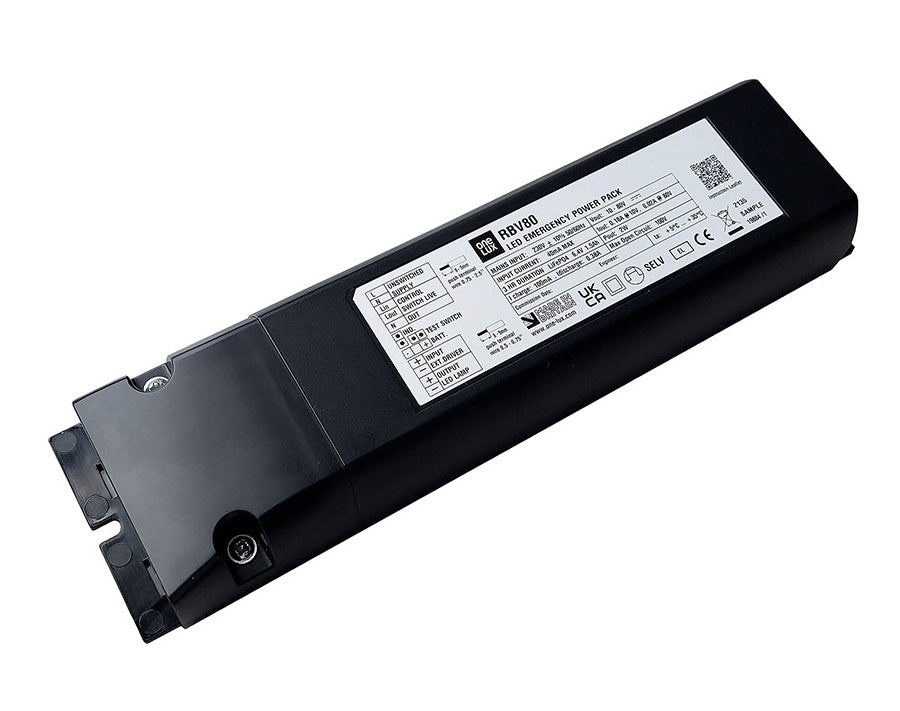 RBV/80 or RBV80/Plus  10-80V Lithium  Remote Emergency Pack