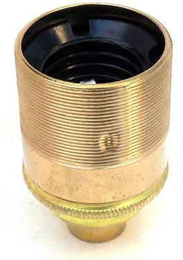 05586 - Continental Lampholder ½" ES Brass Threaded Skirt - Lampfix - sparks-warehouse