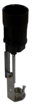 05834 - SES Candle Lampholder on Adjustable Stand 80-100mm Screw terminal - LampFix - sparks-warehouse