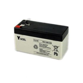 YUASA Ucel Y1.2-12 - BATTERY, LEAD-ACID 12V 1.2AH Batteries YUASA - Easy Control Gear