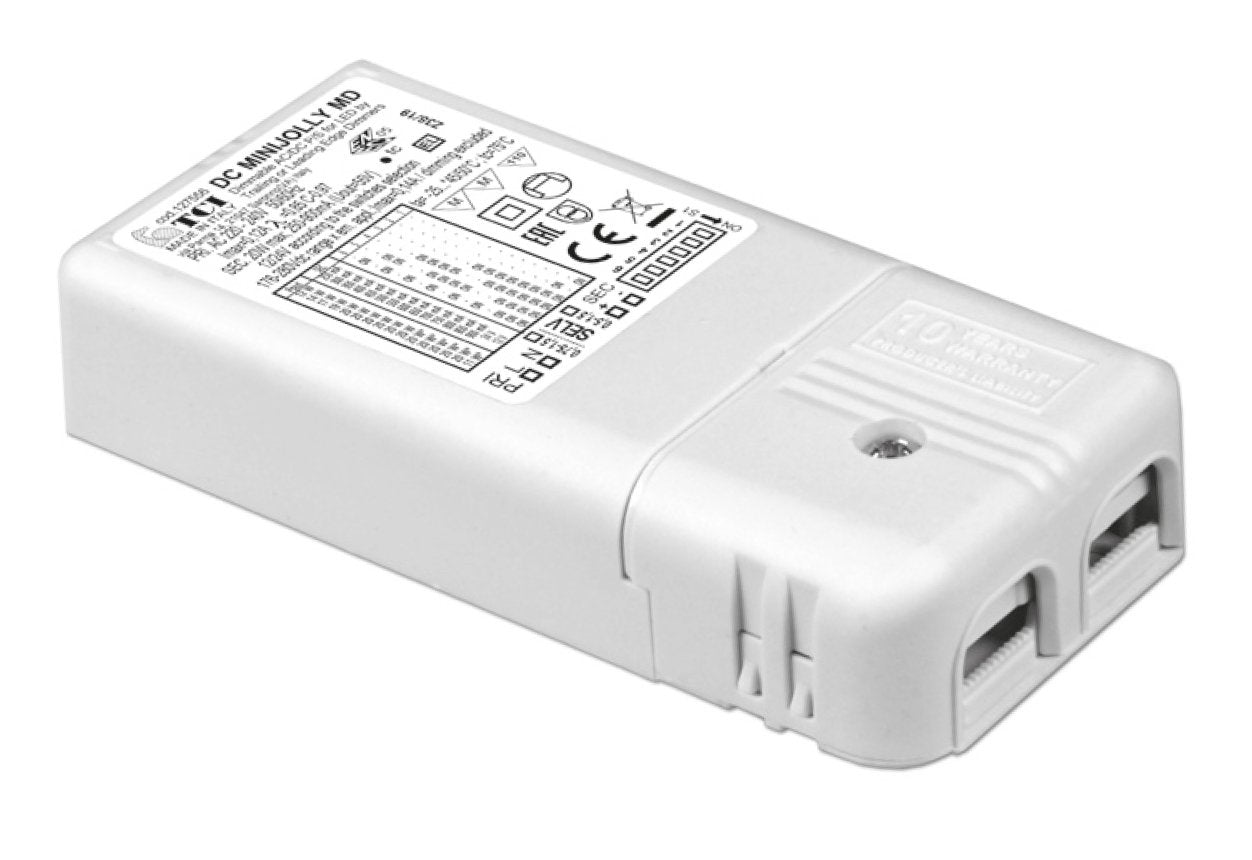TCI 127556 - TCI MINIJOLLY 20W LED Driver Mains dimmable, Multi Current 250-900Ma Mains Dimmable LED Drivers TCI - Easy Control Gear