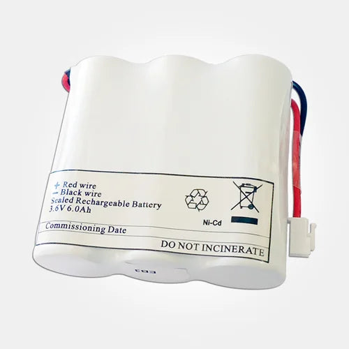 Eterna EB3 Ni-Cd 3.6V 6Ah Side By Side Battery Emergency Batteries Eterna - Easy Control Gear