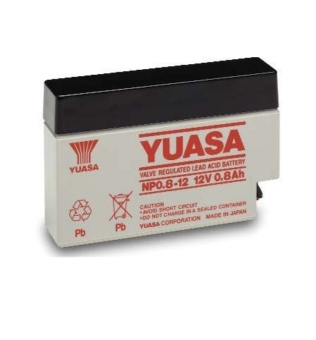 Yuasa NP2.3-12 12v 2.3ah Battery Emergency Batteries Yuasa - Easy Control Gear