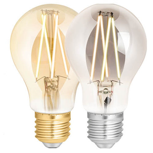 6.5W A60 Filament Lamp Amber / Smokey Wiz Connected smart bulbs 4 Lite - Easy Control Gear