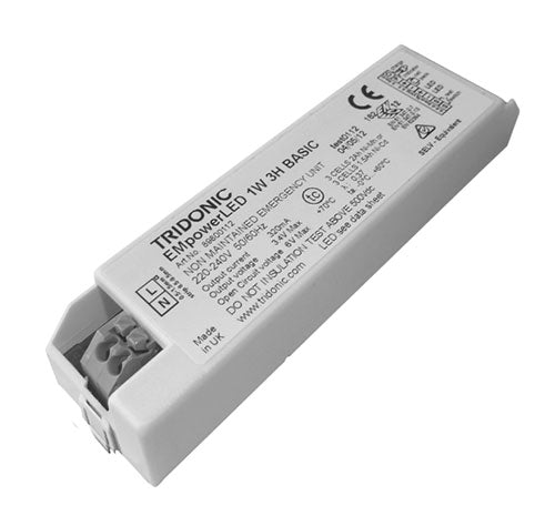 EM powerLED NM BASIC 1 W Emergency lighting LED driver 1 W Emergency Lighting Tridonic - Easy Control Gear