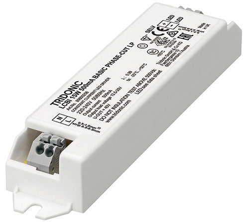 Driver LCBI 15W 350/500/700mA BASIC phase-cut lp Mains Dimmable LED Drivers Tridonic - Easy Control Gear