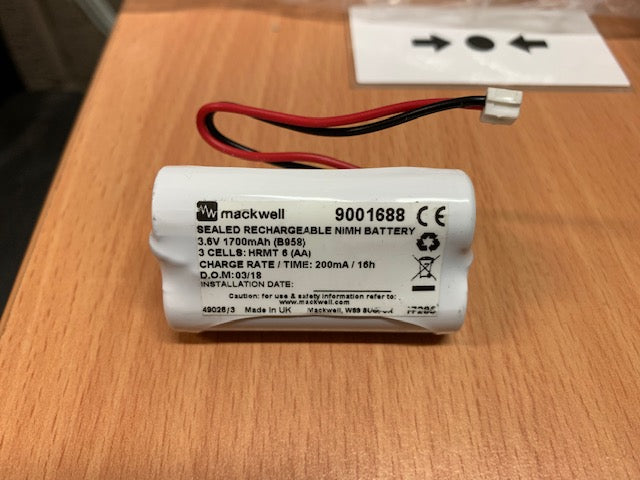 BA-3/1AAM2-3-TRi-C011F ( Same as B958 ) 1.7Ah 2.3Ah AA Ni-Cd and Ni-Mh Batteries and Battery Packs MACKWELL - Easy Control Gear