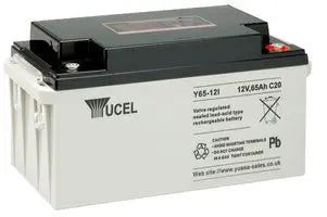 YUASA Y65-12 - BATTERY, LEAD ACID 12V 65AH, YUCEL Batteries YUASA - Easy Control Gear