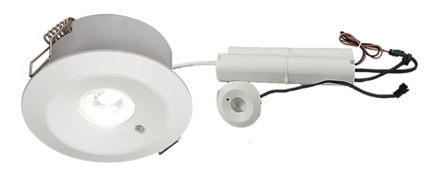 Knightsbridge EMPOWERW2 230V IP20 3W LED Emergency Downlight (maintained/non-maintained) 3000K - Knightsbridge - Sparks Warehouse
