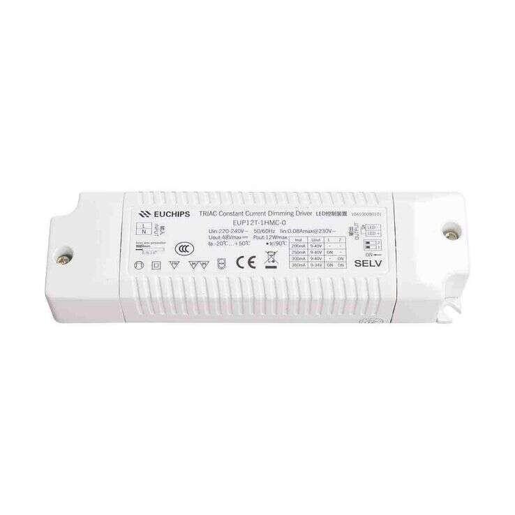 EUP12T-1HMC-O TRIAC Dimmable Constant Current LED Drivers Mains Dimmable LED Drivers EUChips - Easy Control Gear