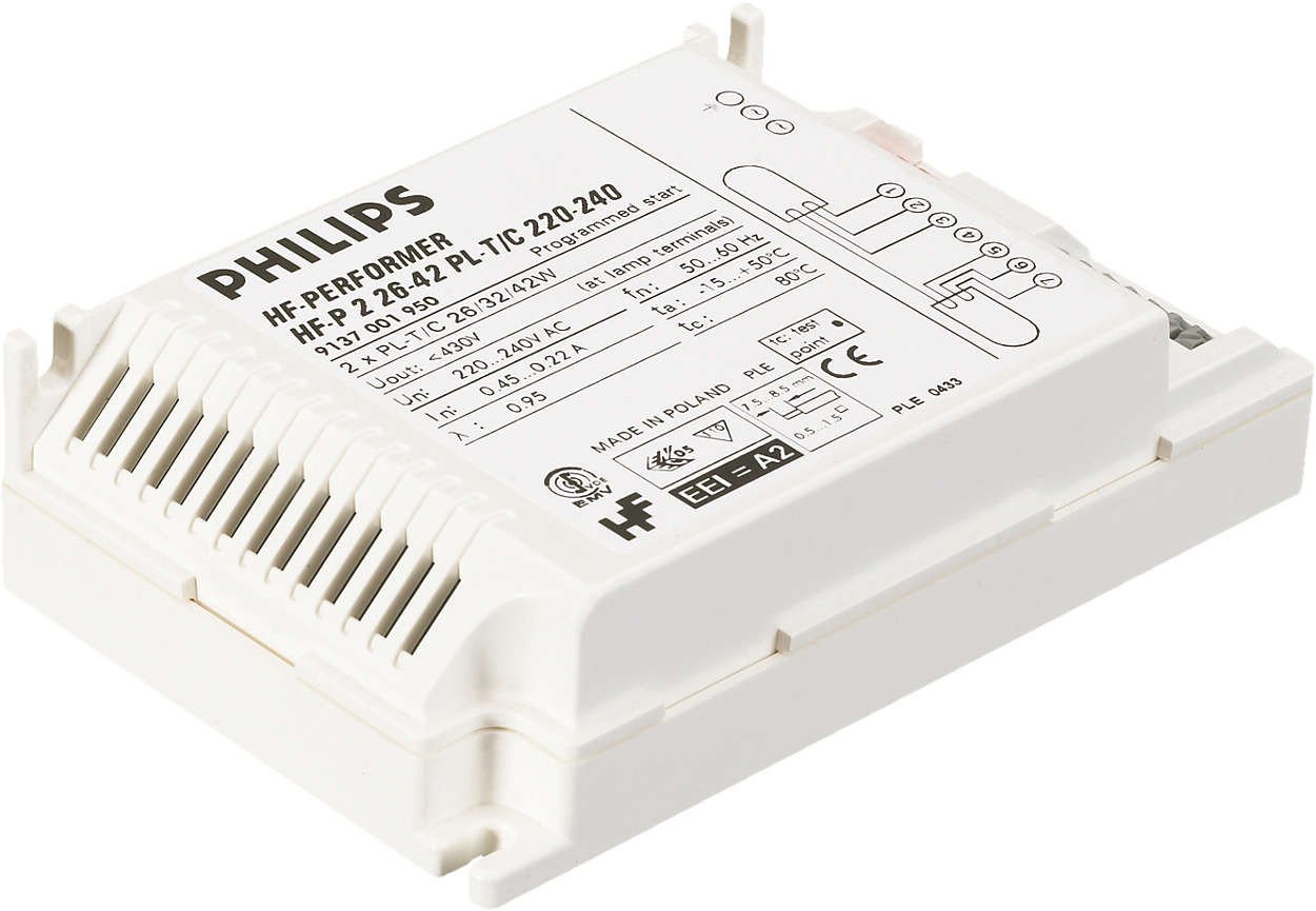 PHILIPS - HFP155TL5C-PH 1X 55w TL5C Compact Ballast ECG-OLD SITE PHILIPS - Easy Control Gear