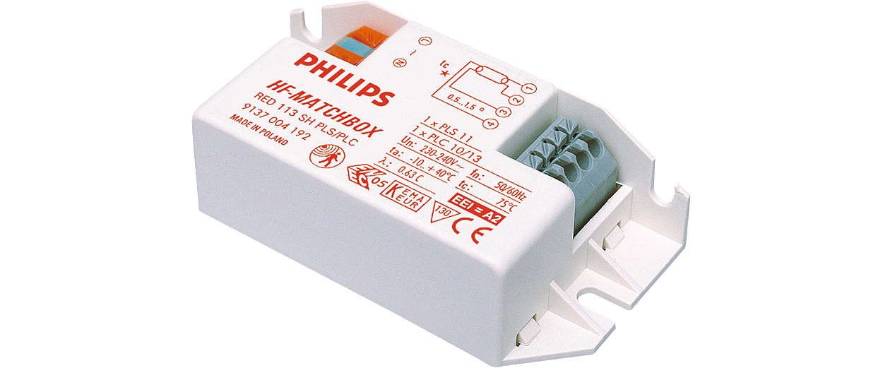 PHILIPS - HFMBLUE109SH-PH 1X11w PL/TL HF C/Strt M/bx Blue Ballst ECG-OLD SITE PHILIPS - Easy Control Gear