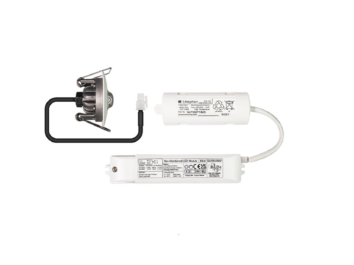 Liteplan S/ALP/1 Invertor Battery and Lens  ( please select ) LED Emergency KITS LITEPLAN - Easy Control Gear