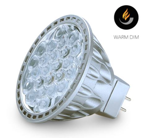 06619SO - Soraa -  7.5W 25 Degree MR16 GU5.3 LED Bulb 410lm Warm Dim 927/918 LED Soraa - Easy Control Gear