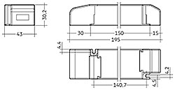 Driver LC 35W 24V bDW SC PRE2 premium series 24 V – dimmable (IP20) Casambi Tridonic - Easy Control Gear