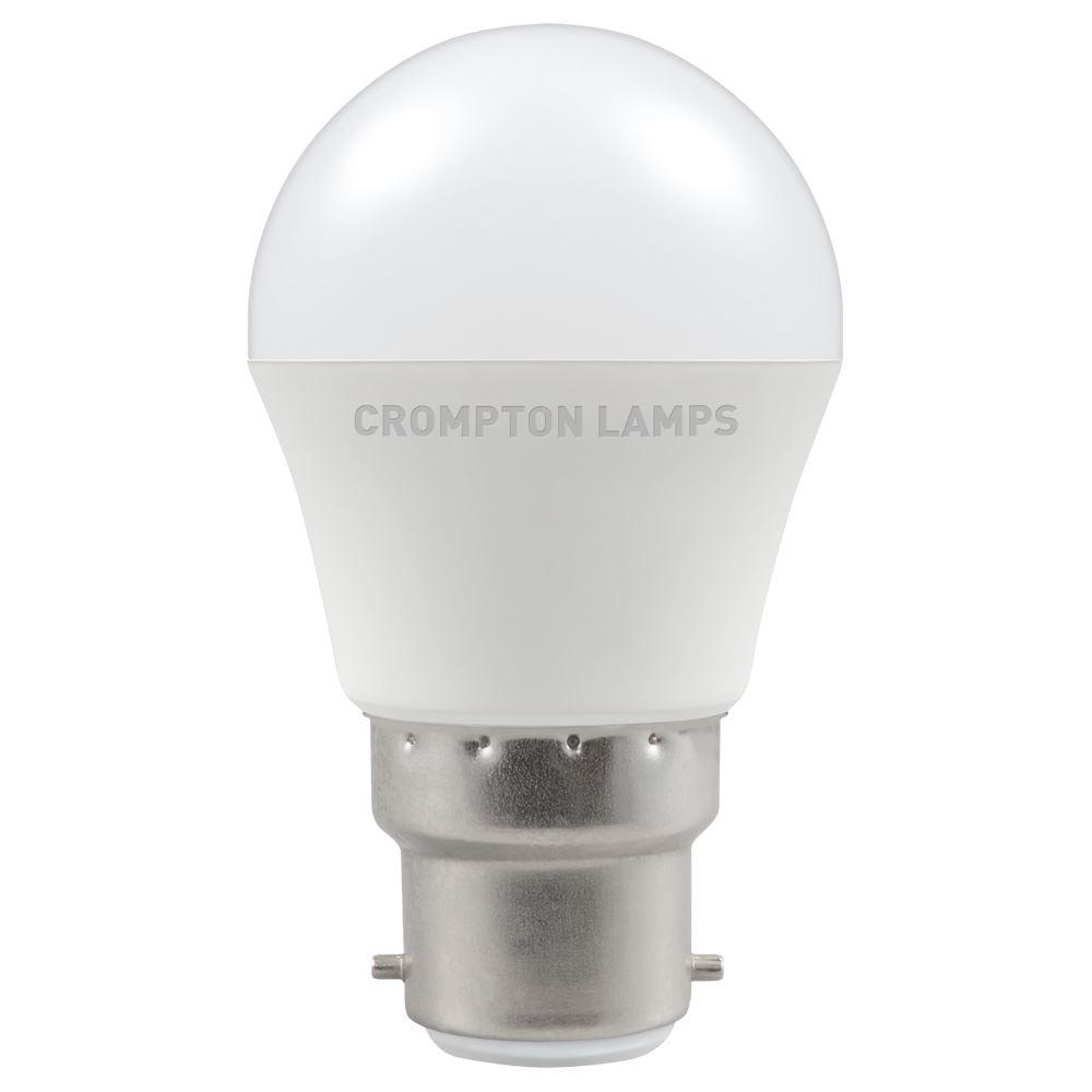 Crompton 11533 - LED Round Thermal Plastic • 5.5W • 4000K • BC-B22d LED Round Thermal Plastic Crompton - Easy Control Gear