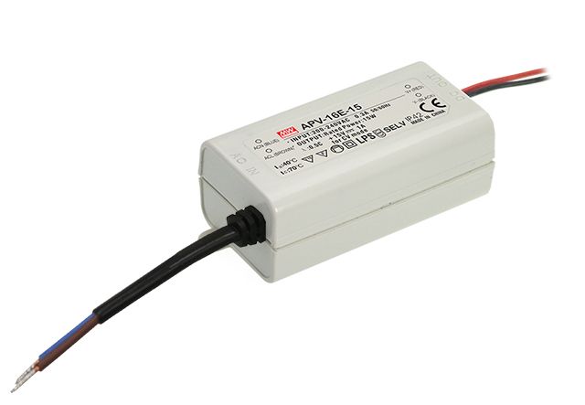 APV-16E-S - Mean Well APV-16E Series LED Power Supply 15-16W 0.67-2.6A LED Driver Meanwell - Easy Control Gear