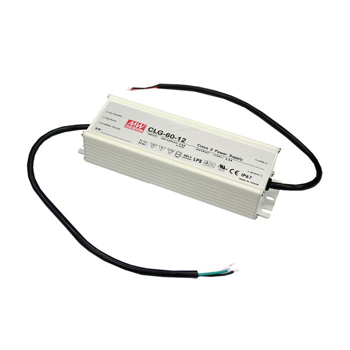 CLG-60-12 - Mean Well LED Driver CLG-60-12 60W 12V LED Driver Meanwell - Easy Control Gear