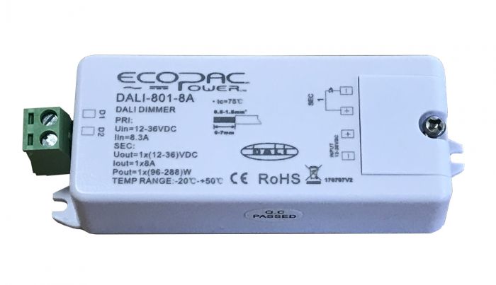 DALI-801-8A - Ecopac LED DALI Dimming Interface DALI-801-8A LED Driver Easy Control Gear - Easy Control Gear